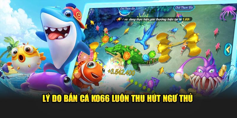 Lý do bắn cá Ko66 luôn thu hút ngư thủ 